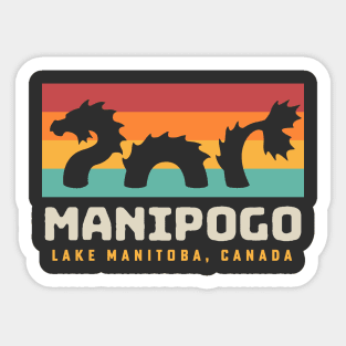 Manipogo Lake Monster Manipogo Sea Monster Lake Manitoba Sticker